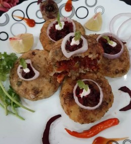 Beetroot Rice Cutlets